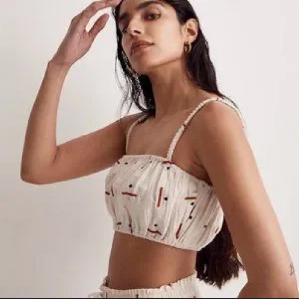 Madewell x Caroline Z Hurley Crop Top Only - Picture 3 of 9